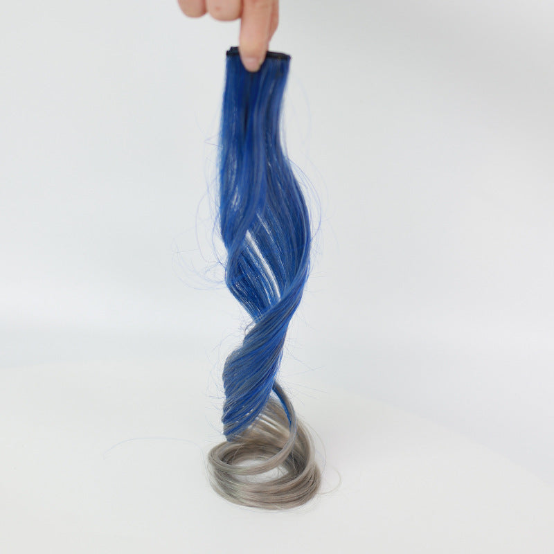Colorful Curly Hair Piece Wig for Women