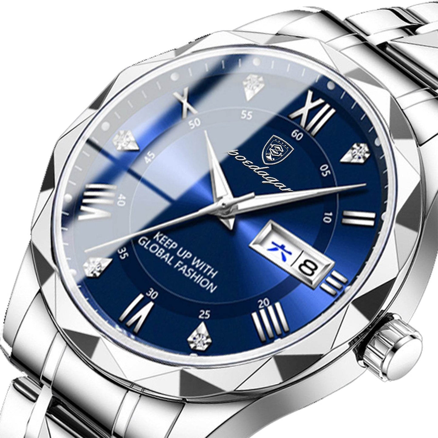 Swiss Brand Waterproof Luminous Men's Quartz Watch - Price Value Store