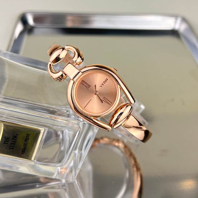 Vintage Button Bracelet Watch Fashion Quartz Women's Wristwatch. - Price Value Store