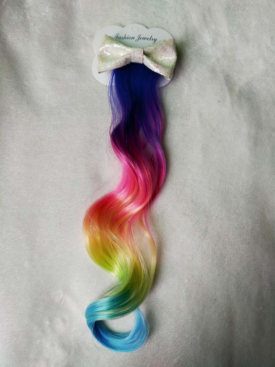 Gradient Curly Synthetic Hairpiece for DIY Hair Accessories