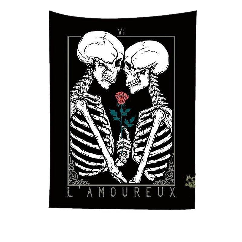 Cross-border exclusive for ins Nordic style hanging cloth custom bedside layout background cloth wall cloth bedroom living room tapestry custom - Price Value Store