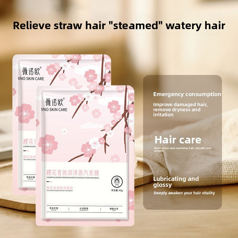 Vinnoo Sakura - Scented Steam Hair Mask Cap