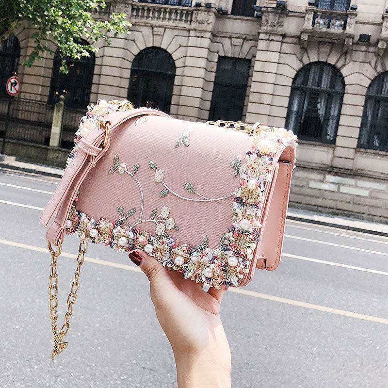 Tote Small Bag New Lace Crossbody Chain Shoulder Bag Fashion Women's Bag - Price Value Store