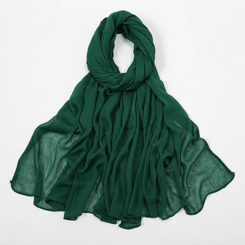 Solid-color simple headscarf - Price Value Store