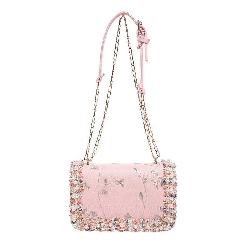 Tote Small Bag New Lace Crossbody Chain Shoulder Bag Fashion Women's Bag - Price Value Store