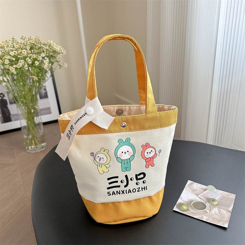 Cartoon-printed bucket bag - Price Value Store