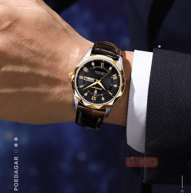 Swiss Brand Waterproof Luminous Men's Quartz Watch - Price Value Store