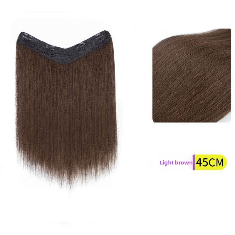 V-Shaped Fluffy Synthetic Hair Wig ? Straight/Curly (50cm/60cm) - Price Value Store