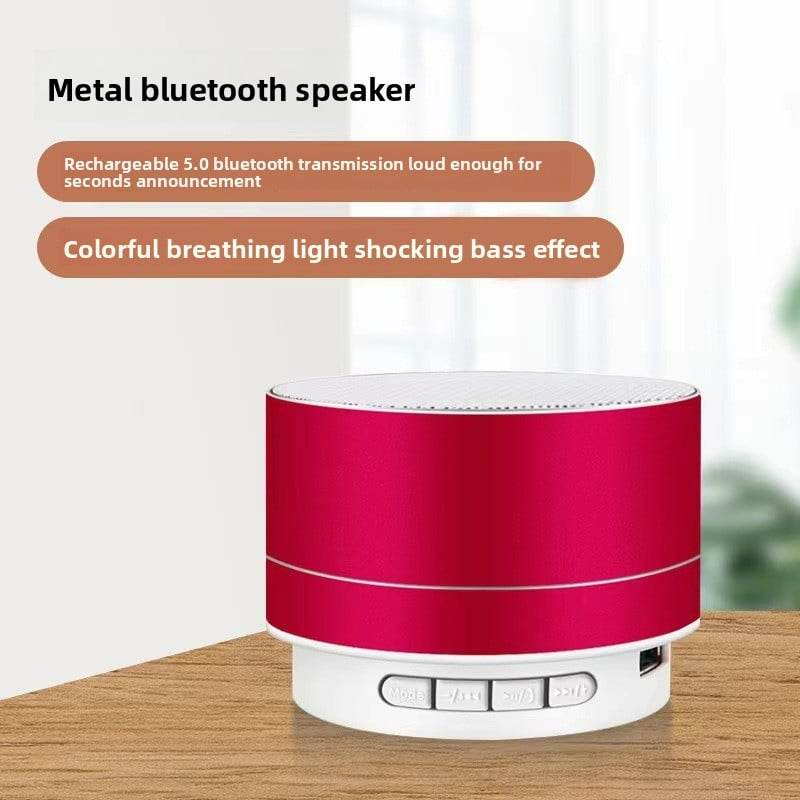 Portable Mini Colorful Bluetooth Speaker with LED Lights - Price Value Store
