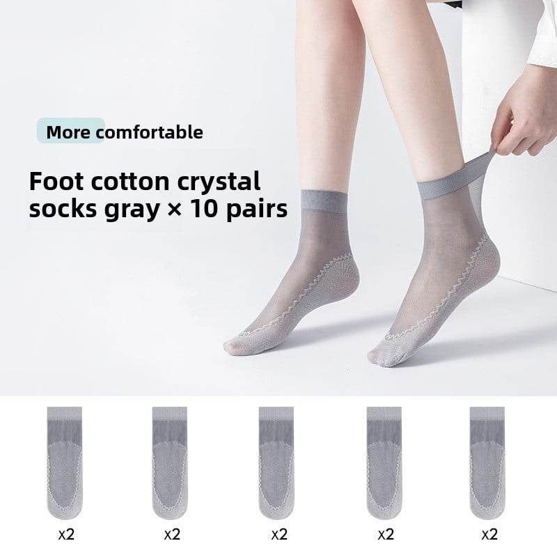 Women's Summer Anti-Snag Invisible Short Stockings - Price Value Store