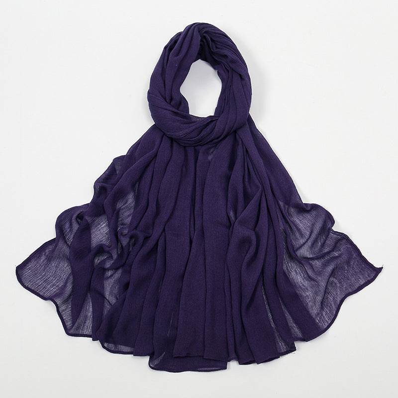 Solid-color simple headscarf - Price Value Store