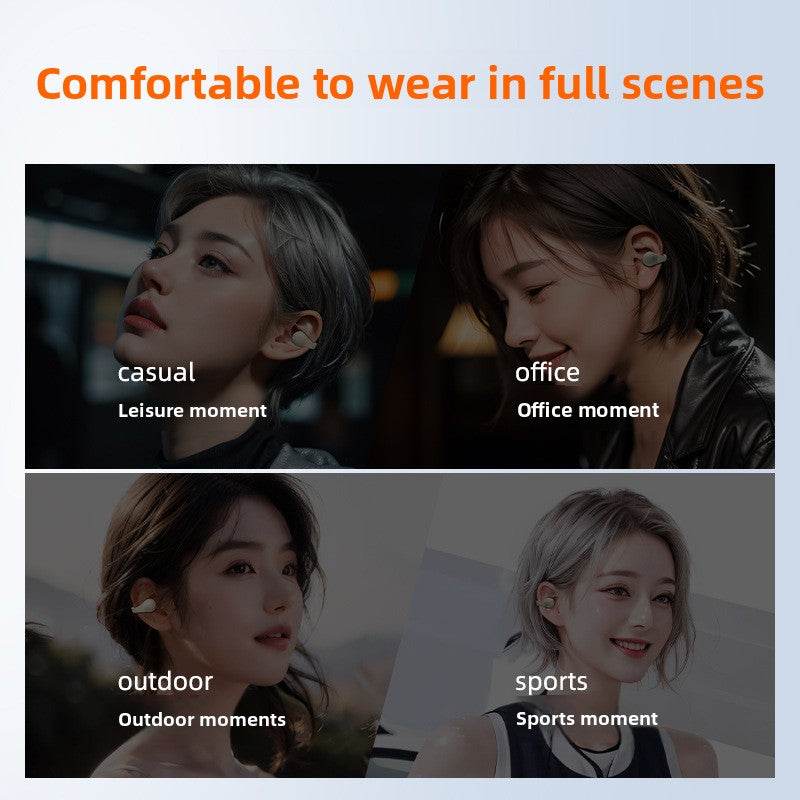 Wireless Bluetooth Headset Open Ear Clip Type - Price Value Store
