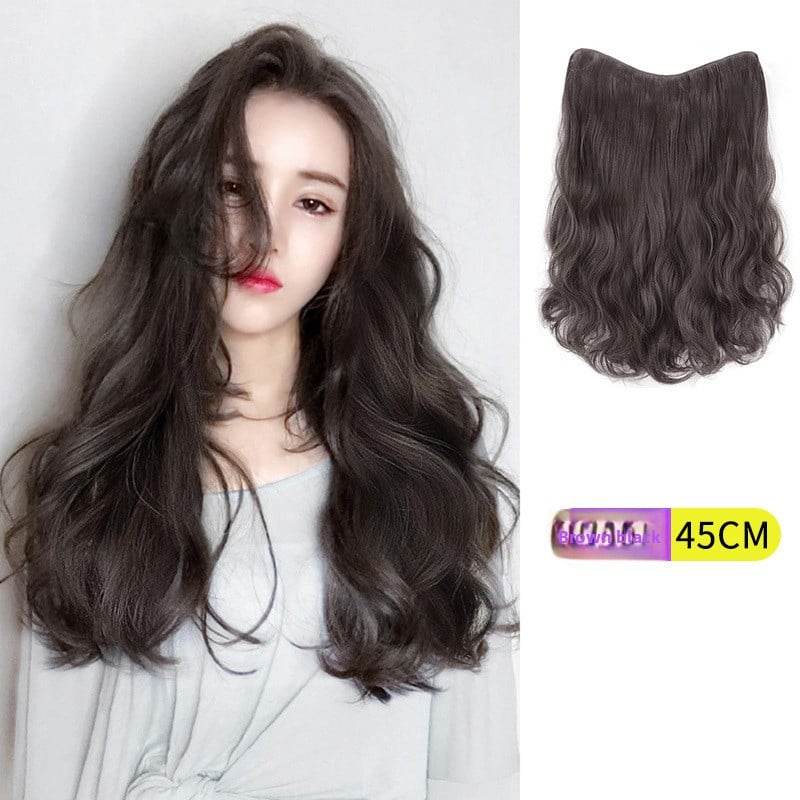 V-Shaped Fluffy Synthetic Hair Wig ? Straight/Curly (50cm/60cm) - Price Value Store