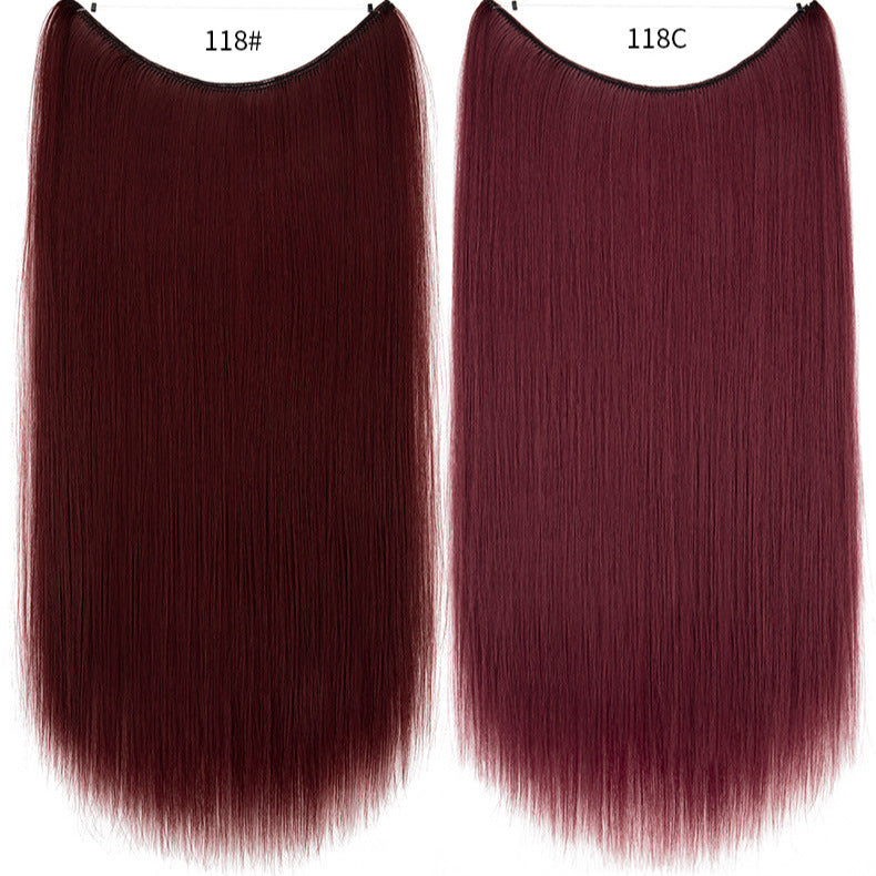 Seamless Straight Synthetic Hair Patch