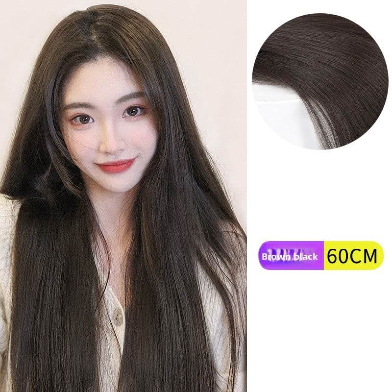V-Shaped Fluffy Synthetic Hair Wig ? Straight/Curly (50cm/60cm) - Price Value Store