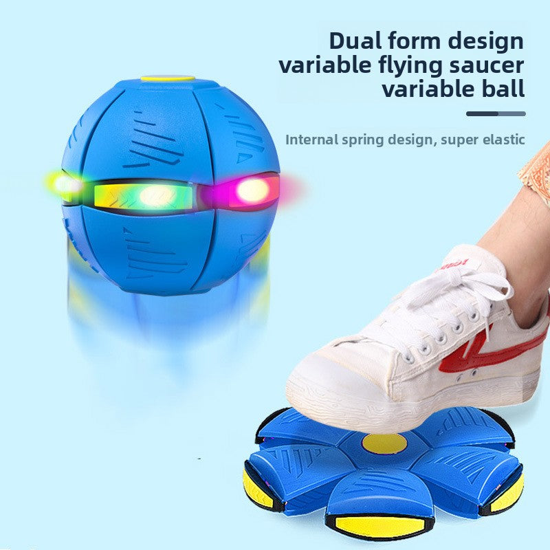 Magic UFO Light-Up Bouncing Deformation Ball