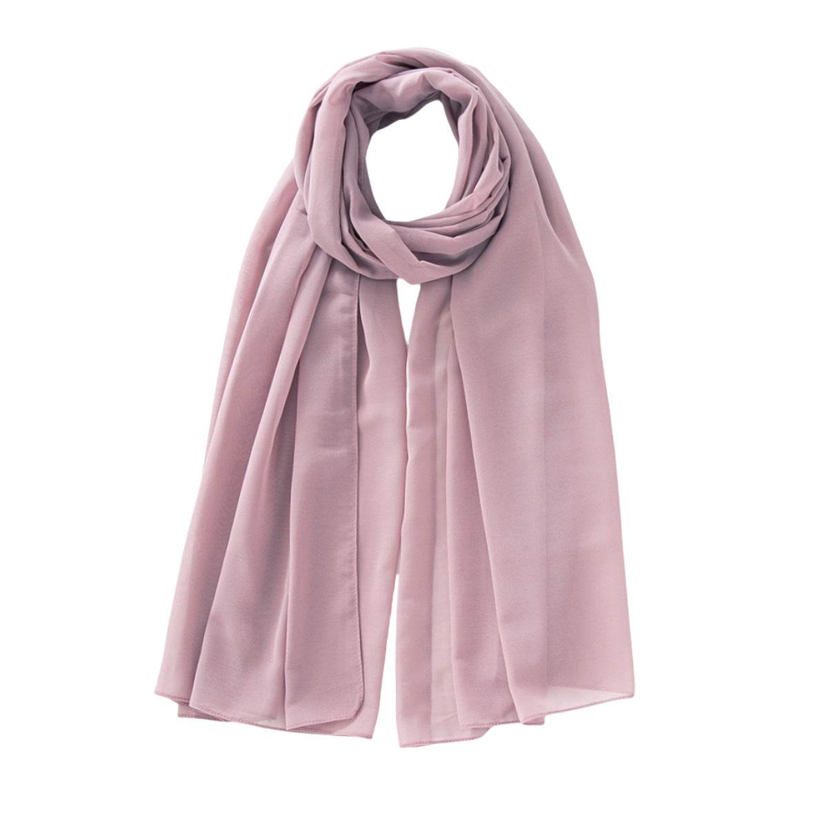 Monochrome Pearl Chiffon Bubble Scarf - Price Value Store