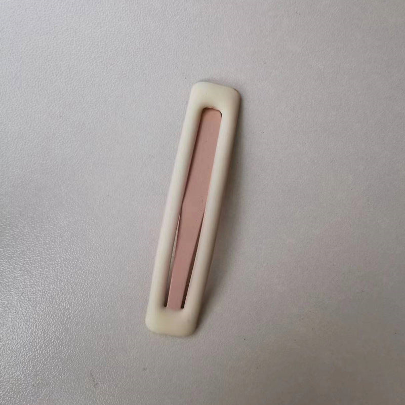 Matte Push-Type Long Hair Clips