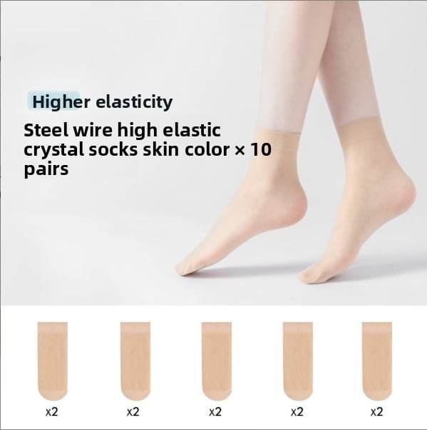 Women's Summer Anti-Snag Invisible Short Stockings - Price Value Store
