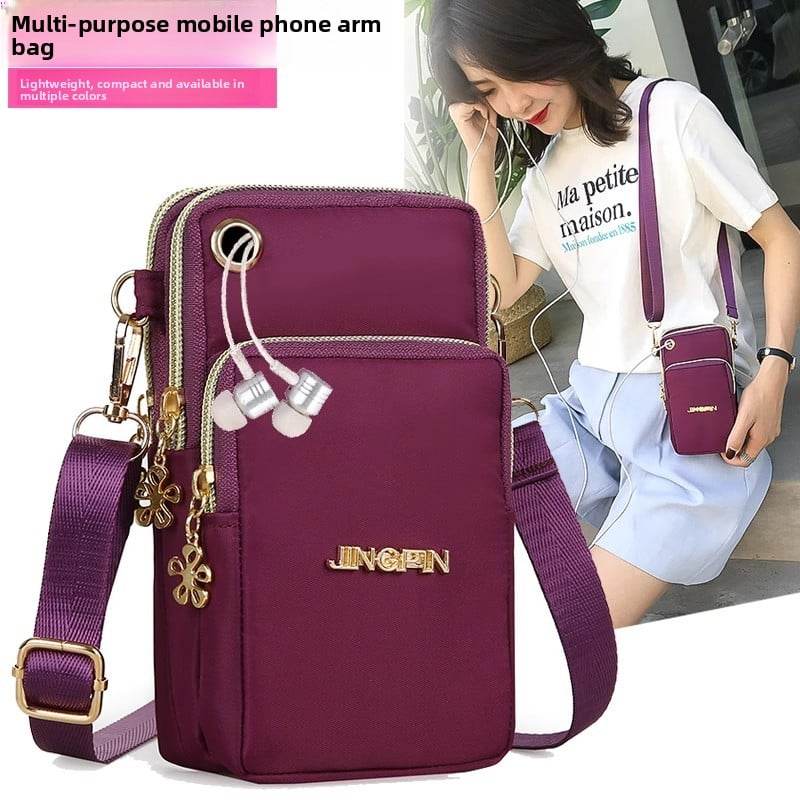 Three-Layer Mobile Phone Cross-Body Bag - Price Value Store