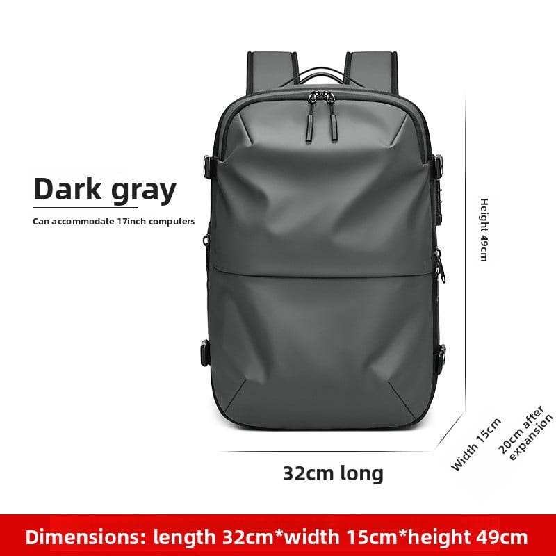 Men's expanded backpack with dual shoulder straps - Price Value Store