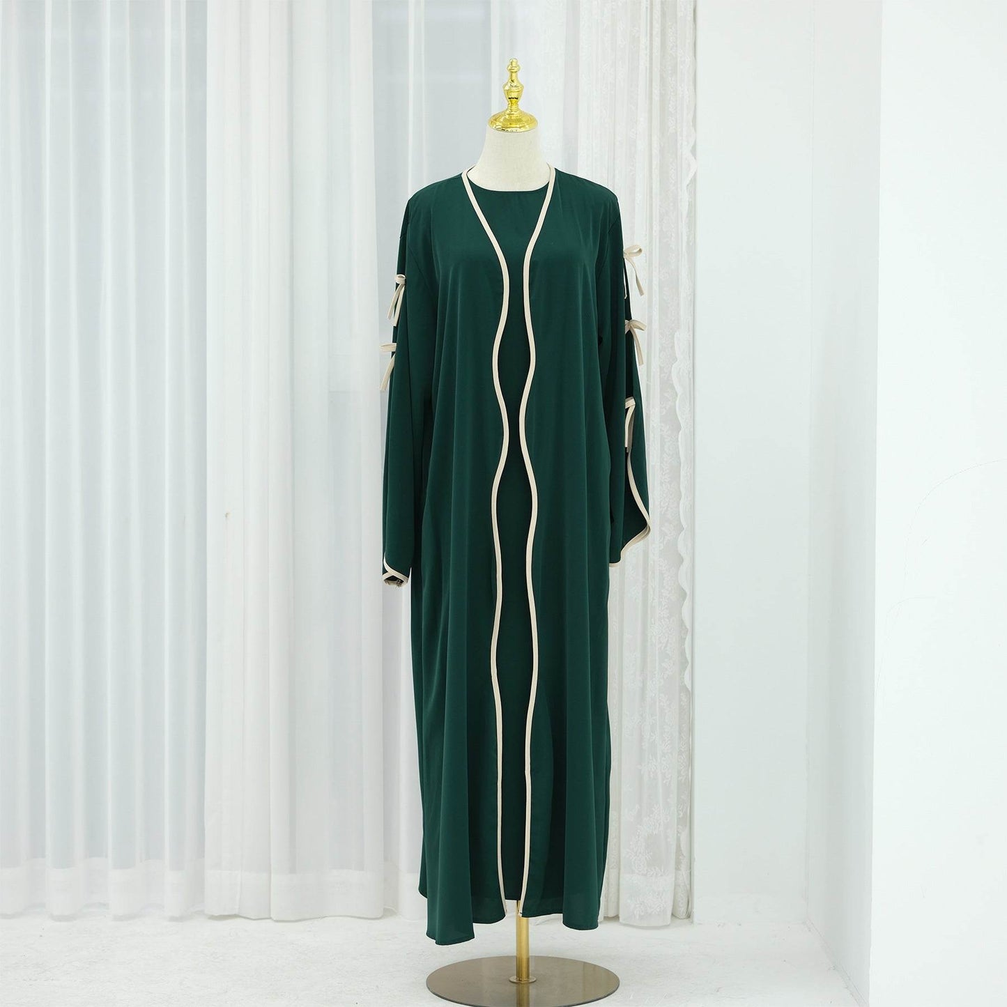 Belted long dress - Price Value Store