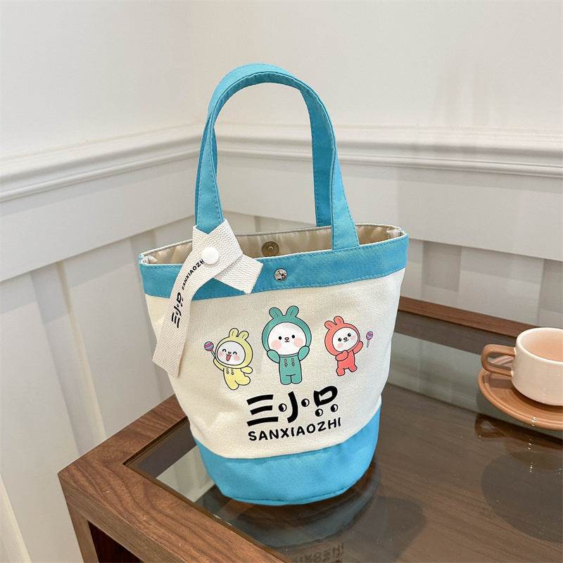 Cartoon-printed bucket bag - Price Value Store