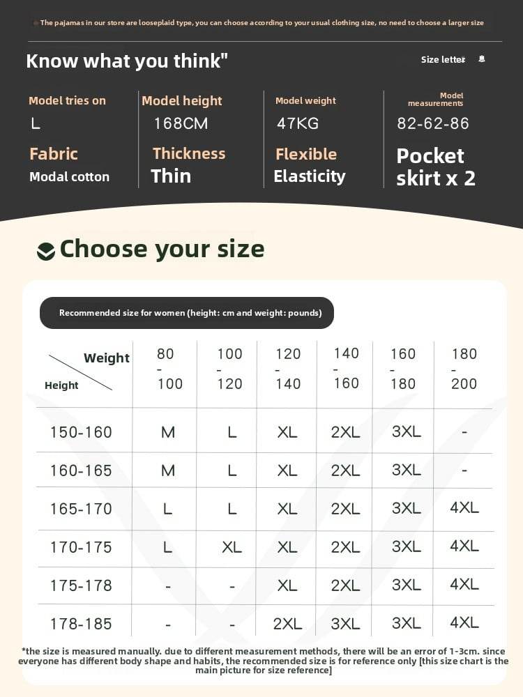 Summer thin short-sleeved modal cotton sexy pajamas - Price Value Store