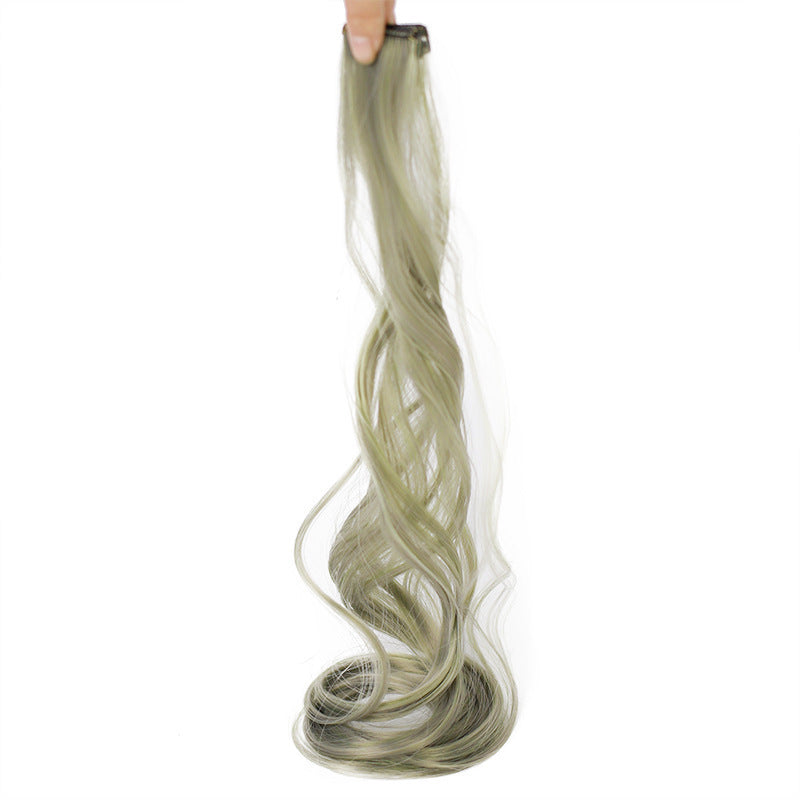 Colorful Curly Hair Piece Wig for Women