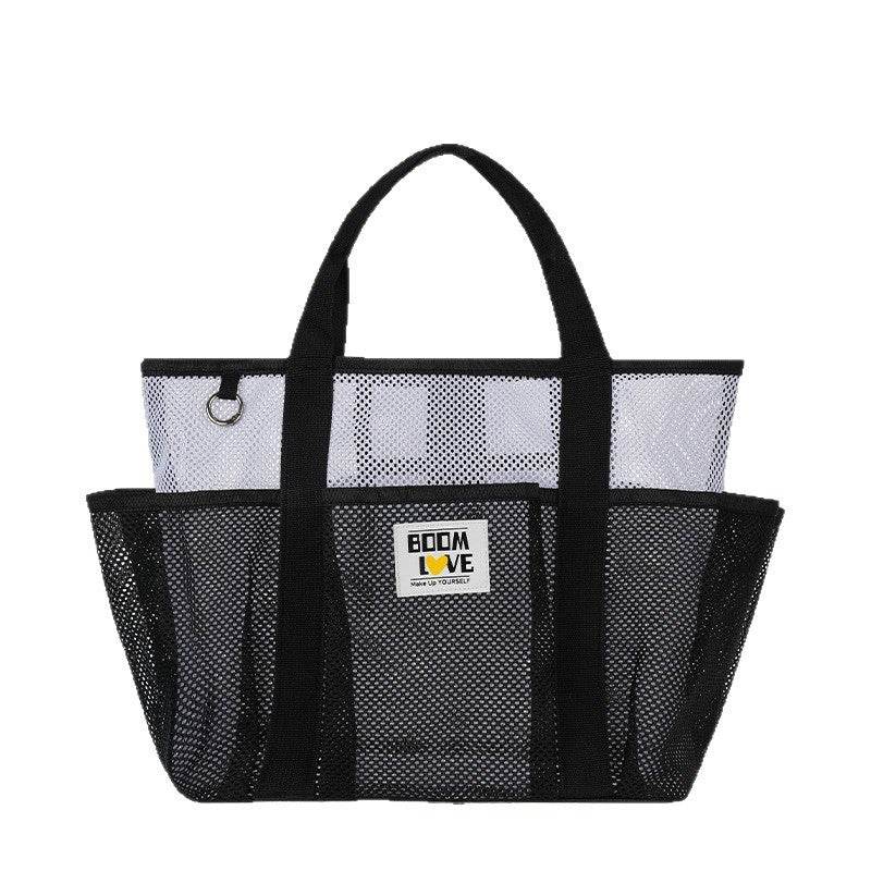 Large Capacity Foldable Mesh Beach Bag for Swimming and Travel - Price Value Store