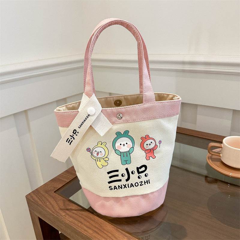 Cartoon-printed bucket bag - Price Value Store