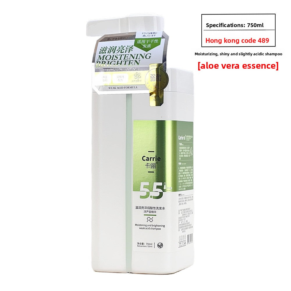 Weakly acidic shampoo and conditioner