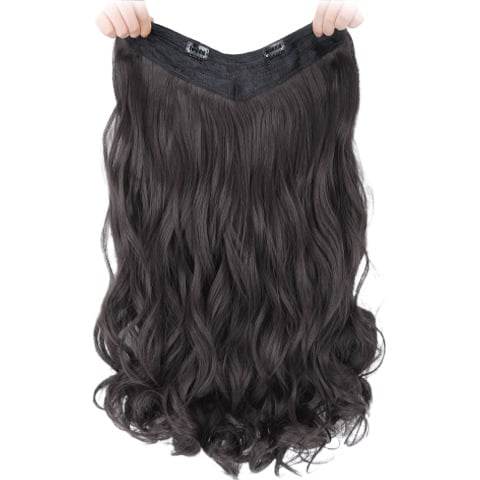 V-Shaped Fluffy Synthetic Hair Wig ? Straight/Curly (50cm/60cm) - Price Value Store
