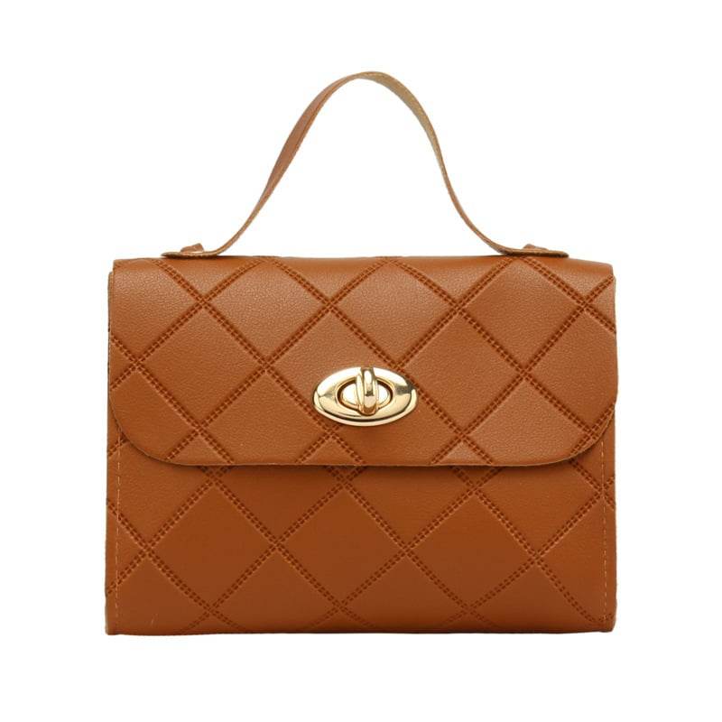 A small square bag with diamond-shaped stripes - Price Value Store