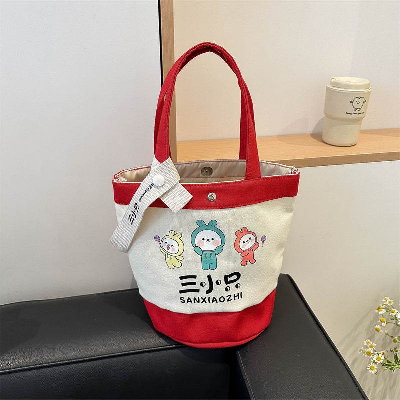Cartoon-printed bucket bag - Price Value Store