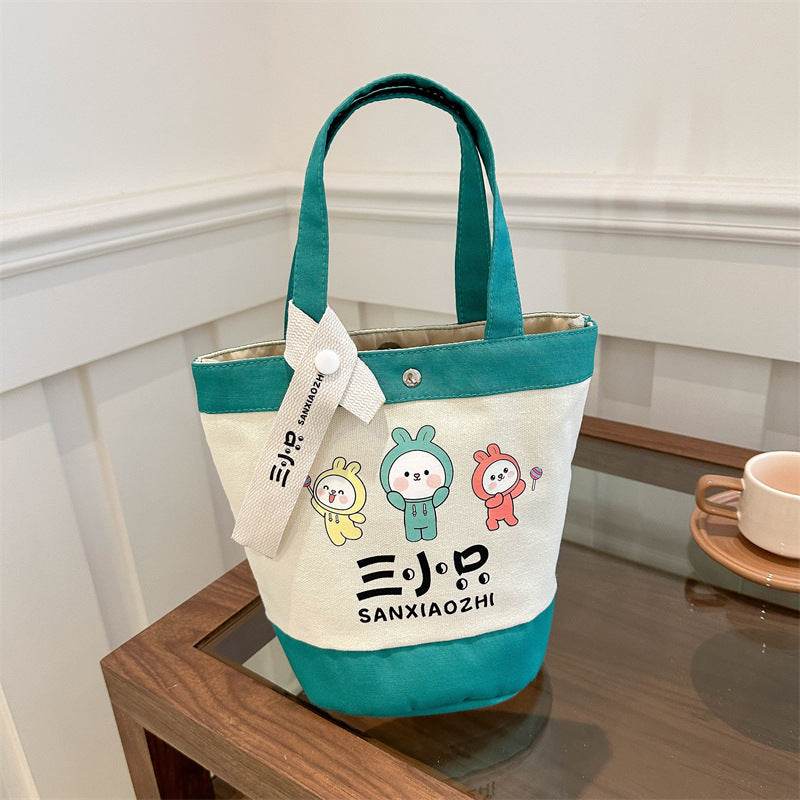 Cartoon-printed bucket bag - Price Value Store