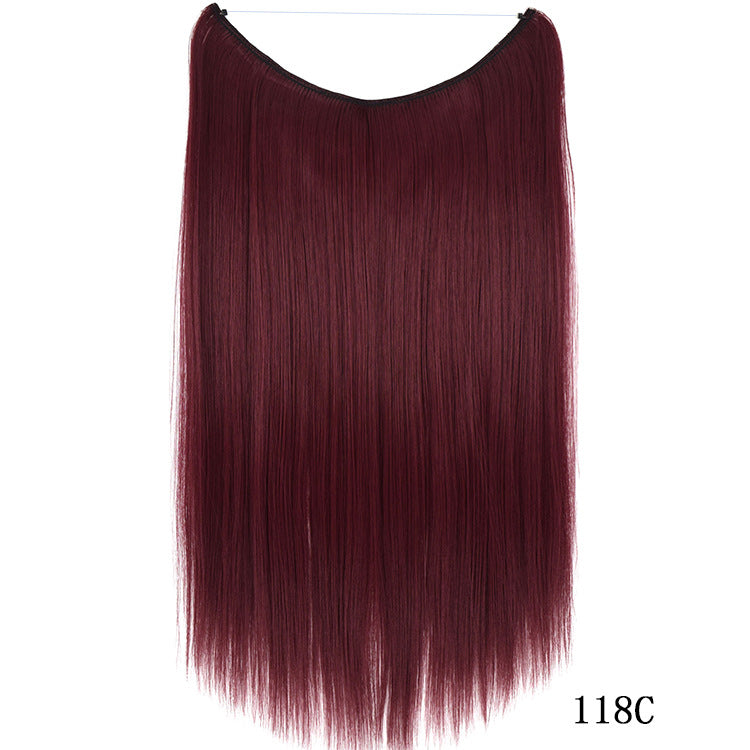 Seamless Straight Synthetic Hair Patch