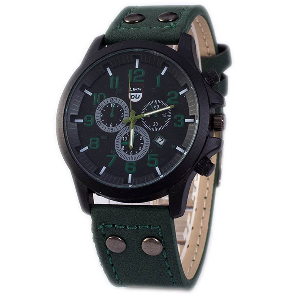 Fashionable and simple business belt quartz watch for men - Price Value Store