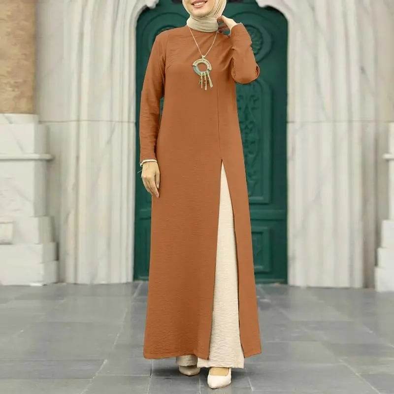 Silk long-sleeved robe - Price Value Store