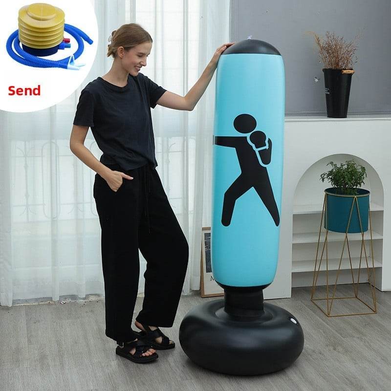 Inflatable fitness boxing column untoppleable figure - Price Value Store