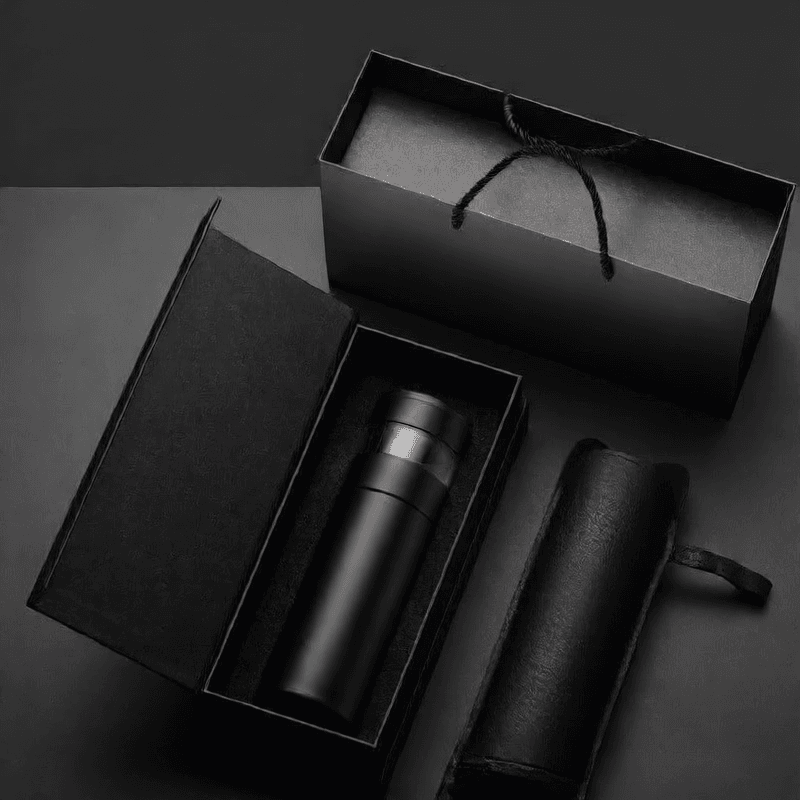 Smart Temperature Display Vacuum Insulated Cup with Tea Strainer - Price Value Store