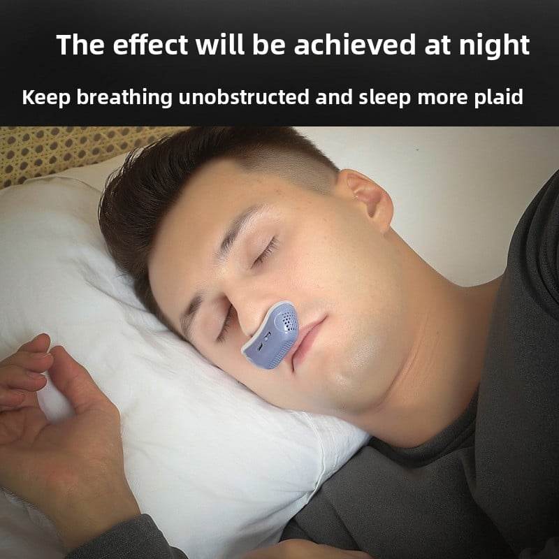 Electric anti-snoring device anti-snore anti-snore anti-snore anti-snore anti-snore anti-snore anti-snore male sleep artifact - Price Value Store