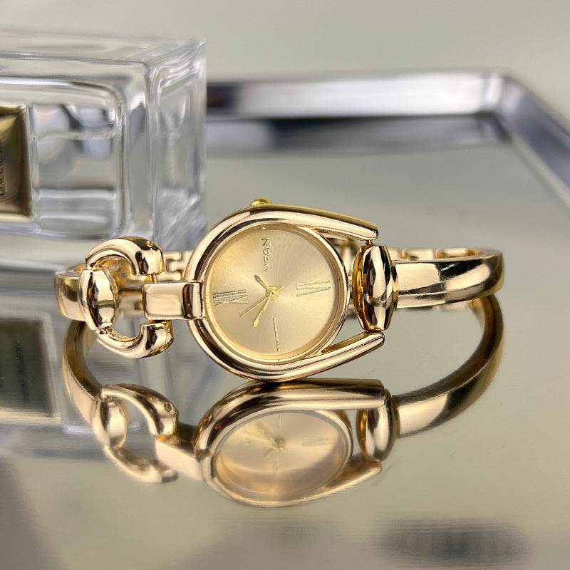 Vintage Button Bracelet Watch Fashion Quartz Women's Wristwatch. - Price Value Store