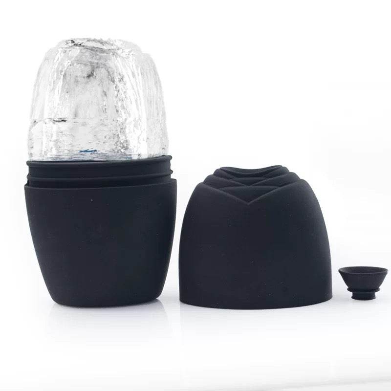 Silicone ice pack with rose-shaped ice mold - Price Value Store