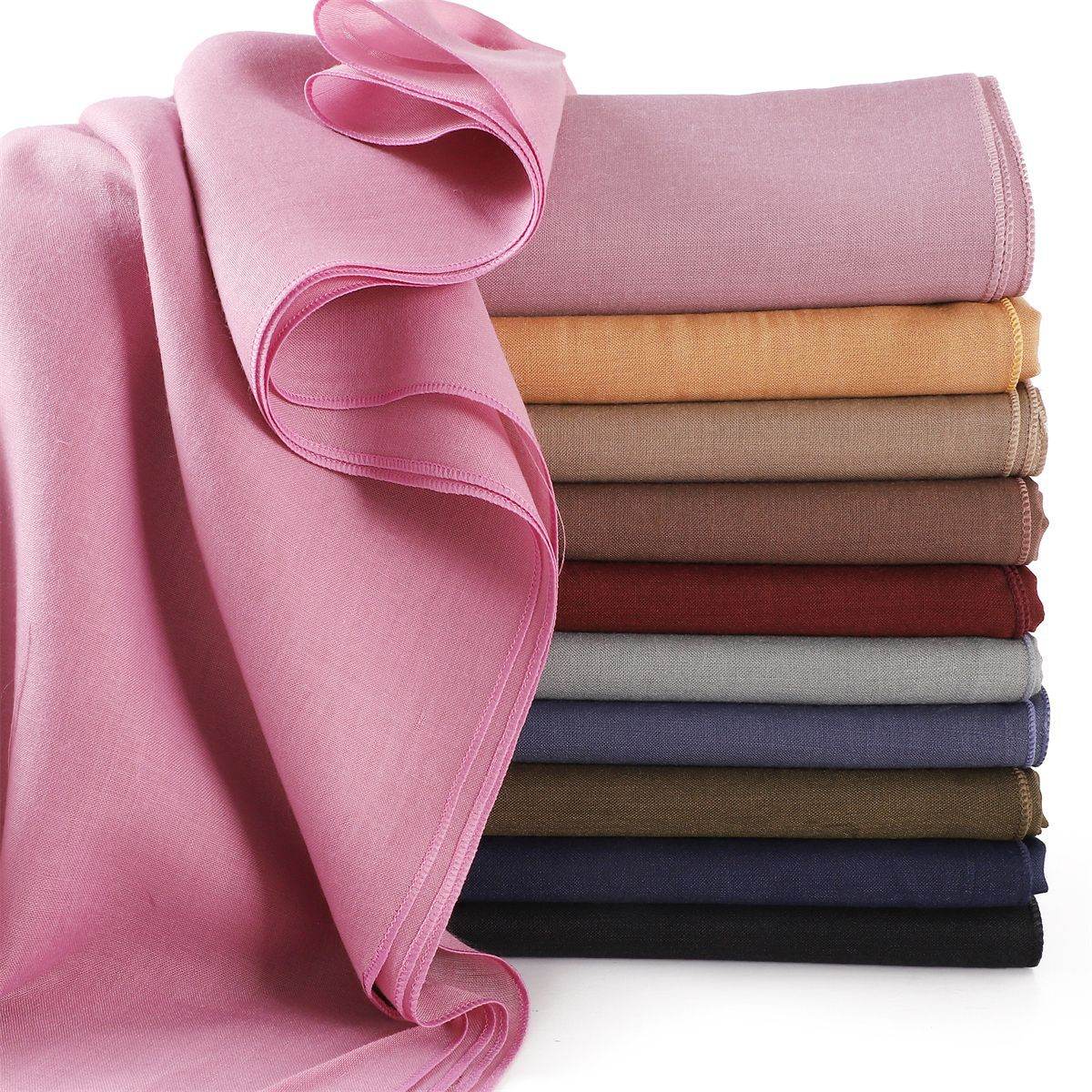 High-Quality Polyester Square Scarf Hijab Shawl - Price Value Store