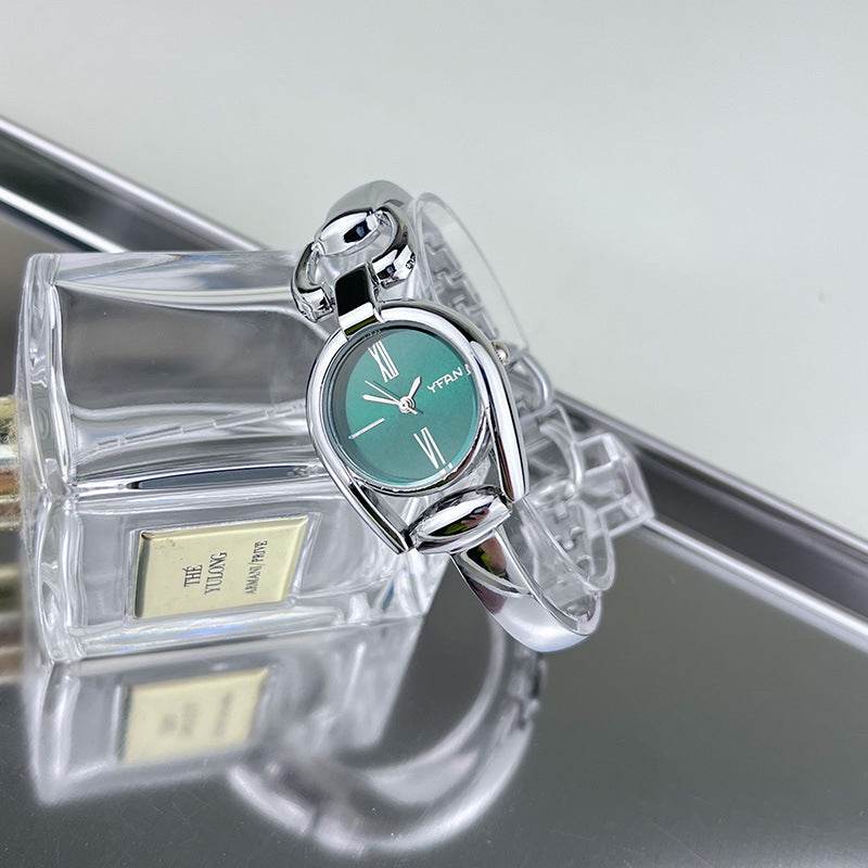 Vintage Button Bracelet Watch Fashion Quartz Women's Wristwatch. - Price Value Store