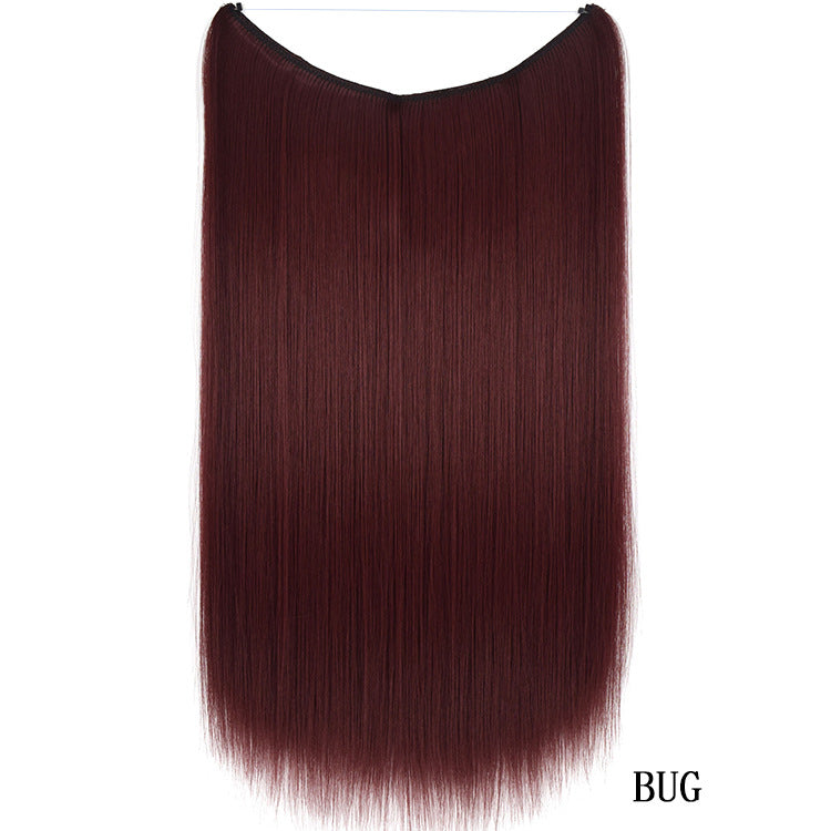 Seamless Straight Synthetic Hair Patch