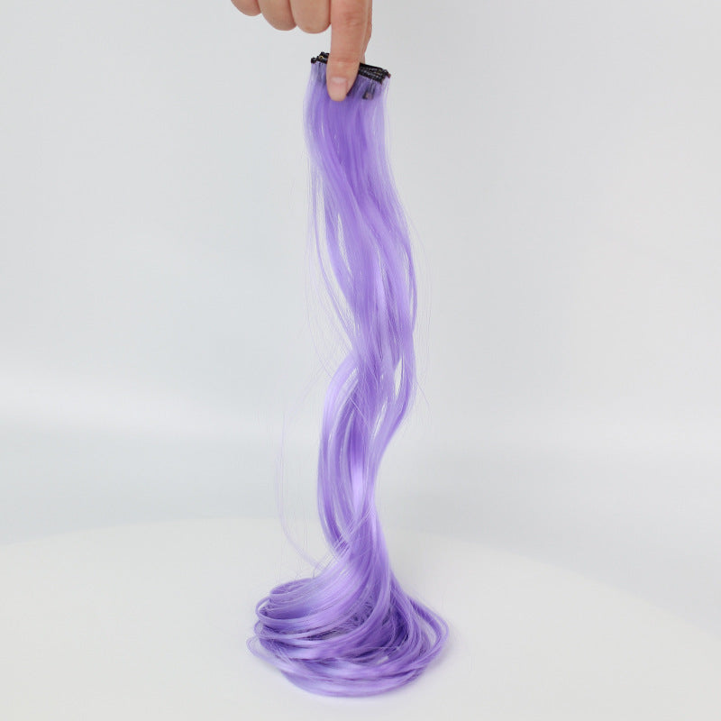 Colorful Curly Hair Piece Wig for Women