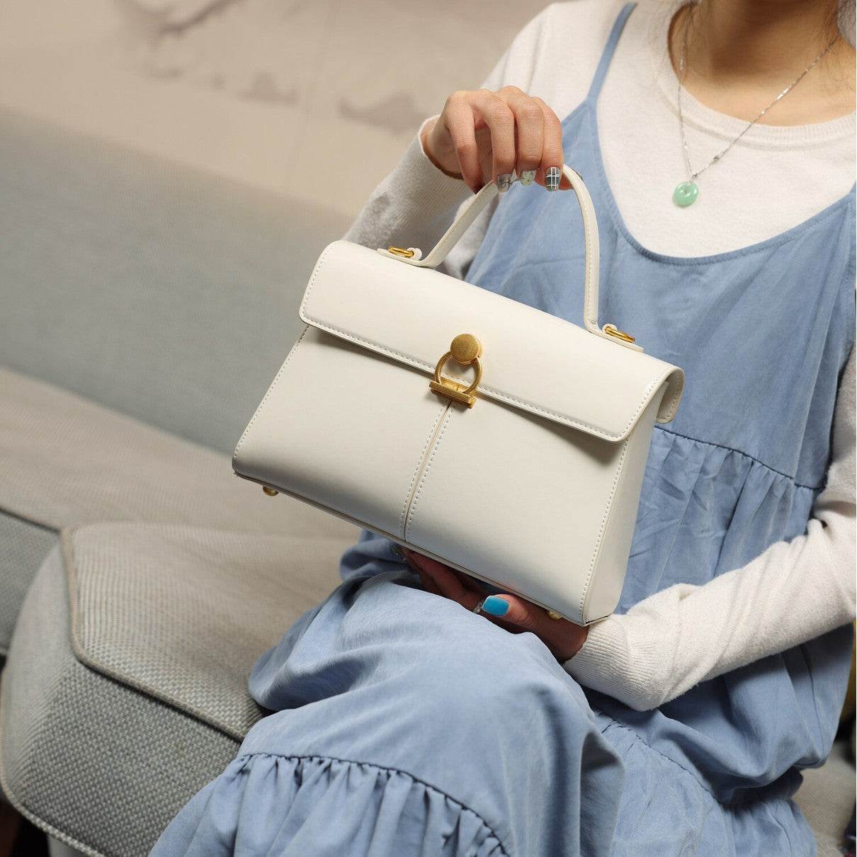 Retro Luxury Women's Small Square Bag for Commuting - Price Value Store