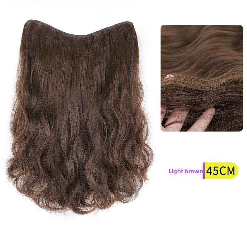 V-Shaped Fluffy Synthetic Hair Wig ? Straight/Curly (50cm/60cm) - Price Value Store